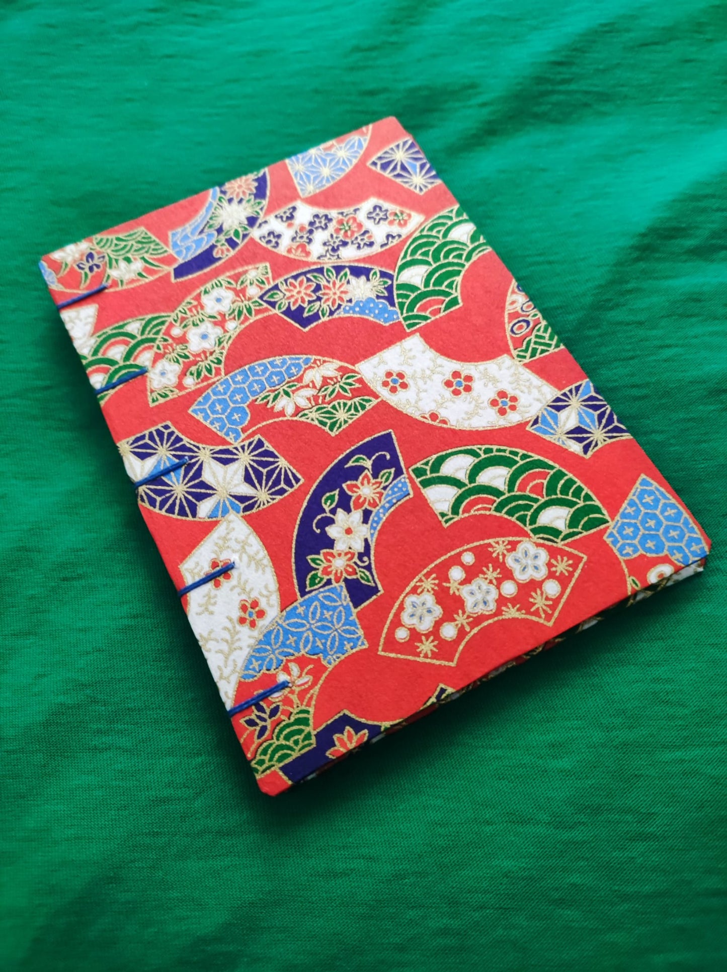 Quaderno artigianale 👘 Kimono rosso