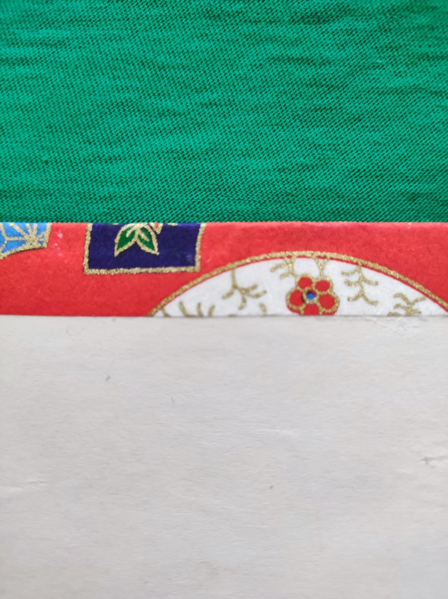 Quaderno artigianale 👘 Kimono rosso