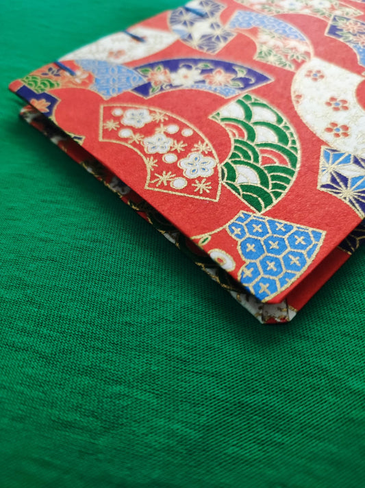 Quaderno artigianale 👘 Kimono rosso